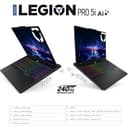 Lenovo Legion Pro 5i, Notebook Gaming, Intel Core i9-14900HX, RAM DDR5 32Gb, SSD 1 Tb, Display HDR 16" WQXGA DCI-P3 100% 240Hz, Nvidia Geforce RTX 5070, Tastiera RGB QWERTY, Win 11Pro, Ready to Use - 3