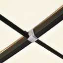 Outsunny Cenador de Jardín 3x3 m Pérgola con Toldo y 16 Orificios de Drenaje para Patio Terraza Metal y Poliéster 180 g/m² Resistente Crema - 8