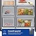 Samsung Frigorifero Side by Side AI RS70F65QET/EF, All-Around Cooling, Wifi con AI Energy Mode, Total No Frost, SpaceMax, 655 L, LxAxP: 91,2 x 178,4 x 72,6 cm, Metal Inox - 6