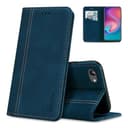 AKABEILA Case for Realme GT Neo6 SE 5G PU Leather Flip Wallet Case with Magnetic Closure Kickstand Card Slot Folio Cover 6.78 Inch Blue - 1