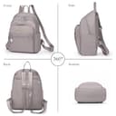 KESUDE Rucksack Damen Klein Rucksacktasche Wasserdicht Schultache Cityrucksack Daypacks Nylon Casual Rucksackhandtaschen Backpack Schulrucksack für Damen Frauen Alltag Schule Travel Arbeit - 6