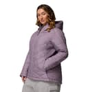 Columbia Chaqueta Heavenly con capucha para mujer, chaqueta acolchada con capucha para mujer, color morado pizarra, talla L - 3