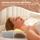 3 in 1 Neck Massager Almohada, Masajeador Espalda y Cervical Almohada con Vibración y Tracción, para Hogar y Oficina Aliviar el Dolor De Tejidos Profundos (Gris) - 4