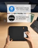 tomtoc 360° Funda Tablet para 13 Pulgadas iPad Air M4/M3/M2 2026, 13 Pulgadas iPad Pro M5/M4, 12,9" iPad Pro M2&M1, Funda con Compartimento para Accesorio, Compatible con Magic/Smart Keyboard Folio - 2