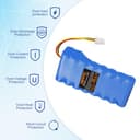 18V 5000mAh Li-Ion Akku für Husqvarna Akku Automower 320/430X/440/450X/520/550 – Ersatz für Original-Batterie 589 58 52-01/589 58 57-01/588 14 64-01/588 14 64-02 - 6