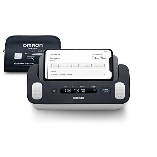 OMRON Complete - Smart Upper Arm Blood Pressure Monitor with ECG Function for Blood Pressure Measurement and AFib (Atrial Fibrillation) Screening at Home | 22-42 cm | Clinically Validated | with