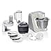 Bosch MUM5 CreationLine kitchen machine MUM58L20, test winner, versatile, large stainless steel bowl (3.9l), continuous slicer, 3 slices, mixer, 1000 W, gray / silver - 1
