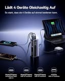 Baseus EnerGeek Powerbank Batteria esterna da 145 W da 20000 mAh con cavo USB-C retrattile da 60 cm per laptop, iPhone 16/15, MacBook e ricarica multipla - 4