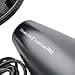 Remington Supercare Pro Ionic Hair Dryer 2200 - Includes Diffusor and Slim Styling; Wide Drying Concentrators;AC7250, Black - 2