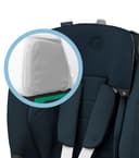 Maxi-Cosi Titan Pro² i-Size, Seggiolino auto per bambini, 15 Mesi- 12 Anni (76-150 cm), ClimaFlow, Cinture easy-in, Cuscini di sicurezza AirProtect, G-CELL, Reclinabile 4 posizioni, Authentic Blue - 5