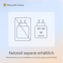 Microsoft Surface Laptop | Copilot+ PC | 13” LCD Touchscreen | Snapdragon® X Plus | 16GB RAM | 256GB Speicher | Neuestes Modell | Platin - 12