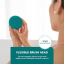 FOREO LUNA 4 body cepillo de cuerpo - Cuidado de toda la piel - Exfoliante para cuerpo - Mejora la absorción de las lociones - Herramienta de drenaje linfático premium - Impermeable - Evergreen - 5