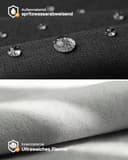 Inateck 360° Schutz Laptoptasche, Kompatibel mit 14 Zoll MacBook M1/M2/M3/M4/M5 Pro/Max 2021-2025, Laptop Hülle mit Zubehör Tasche, Schwarz - 5