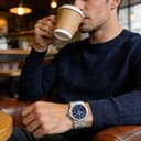 SAPPHERO Reloj Hombre de Cuarzo 30M Impermeable de Negocios Casual Relojes de Pulsera de Acero Inoxidable Regalo para Hombre - 5