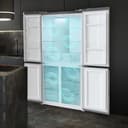 Cecotec Frigorifero Americano 4 Porte Bolero CoolMarket 4D 436 Black Glass E. 436L, Cross Door, Inverter Plus, NoFrost, Metal Cooling, Fast Cooling/Freezing, Classe E, Multi Airflow, Vacanza - 7