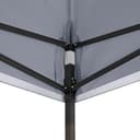 All Seasons Gazebos 3x3m Heavy Duty Fully Waterproof Pop up Gazebo With Accessory Pack - Metallic Grey - 6