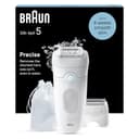 Braun Silk Epil 5 Epilatore Elettrico Donna, Rasoio Elettrico Donna Per Una Epilazione Semplice, Wet & Dry, Pelle Liscia a Lungo, Con Testina Per Rasoio e Cappuccio Rifinitore, 5-041 - 1