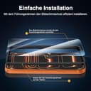 NEW'C 2 X Panzer Schutz Glas für iPhone 17 Pro (6,3 Zoll) und 2 X Kamera Panzer Schutz Glas Kameraschutz für iPhone 17 Pro (6,3 Zoll) -Einfaches Installationswerkzeug enthalten- kratzfest - 3