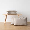 LinenMe Lino Cuscino Natural Terra Fringe - 2