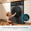 Cecotec Lavadora Carga Frontal 9Kg Bolero DressCode 9450 Inverter Steel, 1400 rpm, 16 programas, Clase A-10%, Motor Inverter Plus, Allergy Care, Pearl Drum, Función Silence, Stop&Go y Kid Lock, Steel - 16