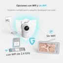 ieGeek Cámara Vigilancia Bebés 1080P con Pantalla 5", Baby Monitor con Vista 360° PTZ, Vigilabebés con App Móvil, Detección Movimiento y Llanto, Audio Bidireccional, Visión Nocturna - 6