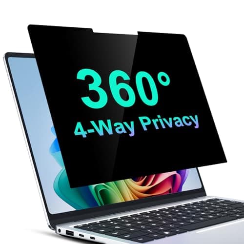 STARY 360° Privacy Screen for Surface Laptop 7 15 inch (Model:2037 2108), Microsoft Surface Laptop Privacy Film Filter All Round Anti Peeping Blue light Glare Screen Protector