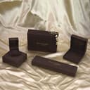 CARISSIMA Bracciale Unisex in Oro Bianco 9 ct Hollow con Maglia Diamantata a Prince of Wales da 3,1 mm di Lunghezza 19 cm/7,5 Pollici - 6