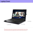 Laptop-Hülle für Lenovo ThinkPad X1 Carbon Gen 9 X1 Carbon Gen12/10/Gen11 X1 Yoga Gen 8 7 6case2023 All-Inclusive-Schutzhülle 14 Zoll (35,6 cm), PU-Leder, Innentasche (Dunkelgrau) - 6