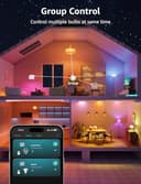 Lepro AI Smart Bulb E27, 4 Packs 1520LM Colour Changing Light Bulb, 12W(100W) WiFi Bulbs, Schedule & Timer, Work with Alexa & Google Assistant, Personalized AI Lighting Designer - 7