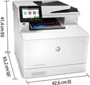 HP Color LaserJet Pro MFP M479fnw W1A78A, Stampante Multifunzione A4, Scansiona Fronte e Retro Automatica a colori, 27 ppm, USB, Fax, ADF, Wi-Fi, Gigabit Ethernet, HP Smart, Display a colori, Bianca - 4