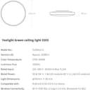 DOWNLIGHT YEELIGHT ARWEN CEILING LIGHT 550S/ CIRCULAR/Ã˜555 X 99MM/ POTENCIA 50W/ 3500 LÃšMENES - 7