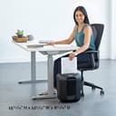 Fellowes Powershred LX45 Quiet Operation 4400201 - Distruggidocumenti a taglio incrociato, 8 fogli, colore: nero - 5