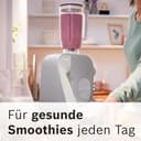 Bosch Küchenmaschine Serie 4, Edelstahl-Schüssel 3,9 L, Knethaken, Schlag- und Rührbesen Edelstahl, spülmaschinenfest, Mixer 1,25 L, Durchlaufschnitzler, 3 Scheiben, 1000 W, grau, MUM58L20 - 7