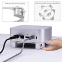 STFALI Ständer für Mac mini M4/M4 Pro,Praktisch Gestalteter Schaltmechanismus Für Bessere Belüftung Und Wärmeableitung,Aluminiumlegierung - 4