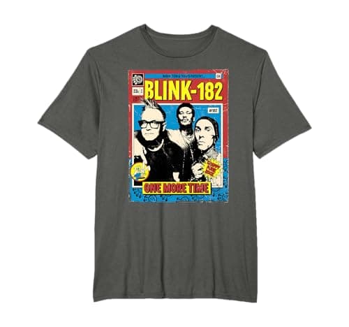 Official Blink-182 One More Time Comic T-Shirt