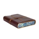 BELCRAFT Venezia Romantica A5 mittelgroßes Notizbuch aus Leder, Handgearbeitet in klassischem Italienischem Stil, Geschenkschachtel inklusive, Tagebuch, Lederbuch A5 (15x21 cm) Dunkelbraun - 3