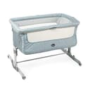 Chicco Next2Me Dream Baby Cot for Newborns, Co-sleeping Cot, Side Bed, with Mattress, Foldable, Height Adjustable, 4 Wheels and Travel Bag, 0-6 Months, 9 kg, Light Blue - 2