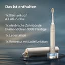 Philips Sonicare DiamondClean Prestige 9900 elektrische Zahnbürste – Schallzahnbürste mit 1x A3 Premium-All-in-One-Bürstenkopf und Ladeetui in Champagner (Modell HX9992/11) - 10