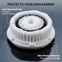 VertexOval 4 Cabezales de Repuesto para Cepillo de Limpieza Facial, Kit de Cerdas Suaves para Poros y Exfoliación, Compatible con Clarisonic Mia 1, Mia 2, Fit, Aria y Smart Profile - 7