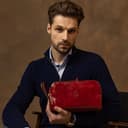 Borsa da Toilette in Pelle - Borsa cosmetica Italiana - Borsa Dopp di classe - Time Resistance - 2