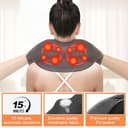 Shiatsu Neck and Shoulder Massager with Heat, Back Massager-Electric Deep Tissue 3D Kneading Massage for Shoulder Leg Body Muscle Pain Relief Use for Home Office,Best Gifts for Women Men Mom Dad - 5