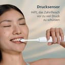 Philips Sonicare 5500 elektrische Zahnbürste, Schallzahnbürste mit 2 Putzmodi, Andruckkontrolle, EasyStart, SmarTimer und BrushPacer, Weiß, Modell HX7110/02 [Neue Technologie] - 6