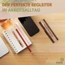 Kassis Geschenkartikel Personalisierbarer Kugelschreiber aus Olivenholz mit Holzschachtel – stilvolles handgefertigtes Schreibset für Büro, Schule, Firma und besondere Anlässe - 5