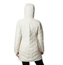 Columbia Heavenly Long Hooded Jacket, Chaqueta Acolchada Con Capucha para Mujer, Chalk, Talla XS - 2