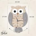 DEKORI | Orologio da Cucina | Nessun Ticchettio Preciso e Silenzioso | Orologio da Parete Moderni | Orologio Legno | Originale - 8