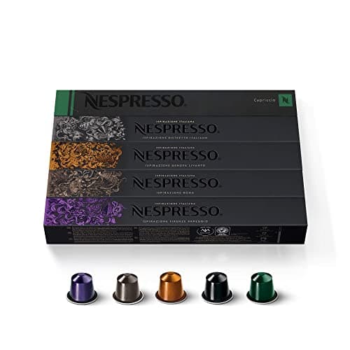 50 Original Nespresso Coffee Capsules (Mixed)