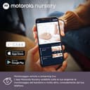 Motorola Nursery Baby monitor VM45 CONNECT con telecamera Wi-Fi e monitor da 5", visione HD 720p, comunicazione bidirezionale, controllo della temperatura, supporto per culla Stargrip, lunga portata - 4