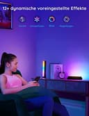 Govee Smart LED Lightbar, Dimmbar RGBICWW TV Hintergrundbeleuchtung, Music Sync, 2200-6500K, 3 Installationsmethoden, Funktioniert mit Alexa und Google Assistant, für TV, Monitor, PC, Gaming Deko - 6