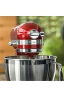 KitchenAid Artisan - Robot da cucina inclinabile - Impastatrice con 2 ciotole e 3 accessori in acciaio inox - 4,8 l - rosso mela - 8
