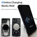 HikerClub Handyhülle für ASUS ROG Phone 8, ROG Phone 8 Pro (2024) Hülle Case mit Magnetisch Ständer, 360 Drehring Blau [Magie Stressabbau Soundeffekt Handyhalter] Stoßfeste Transparent Schutzhülle - 8